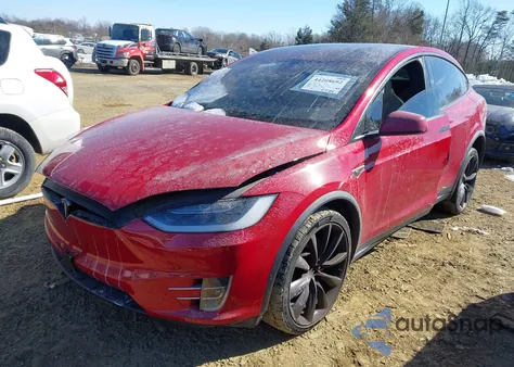 2016 Tesla Model X 75D/P100D/P90D from USA, damaged, VIN 5YJXCBE46GF021525